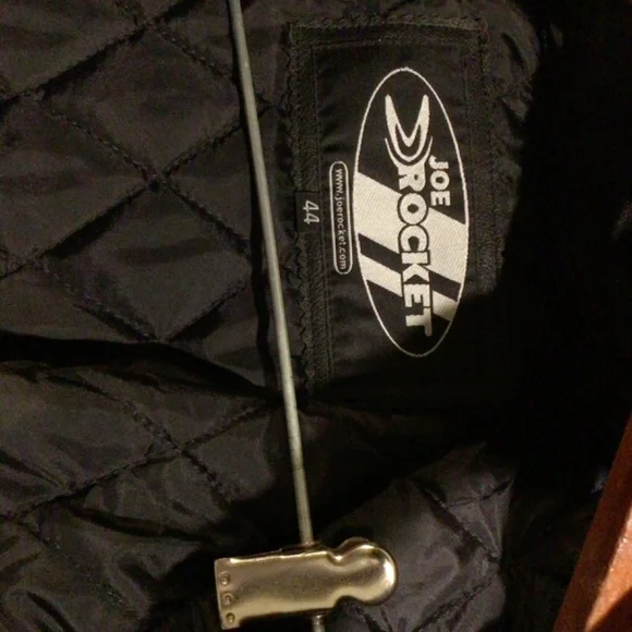 Joe Rocket leather motorcycle jacket